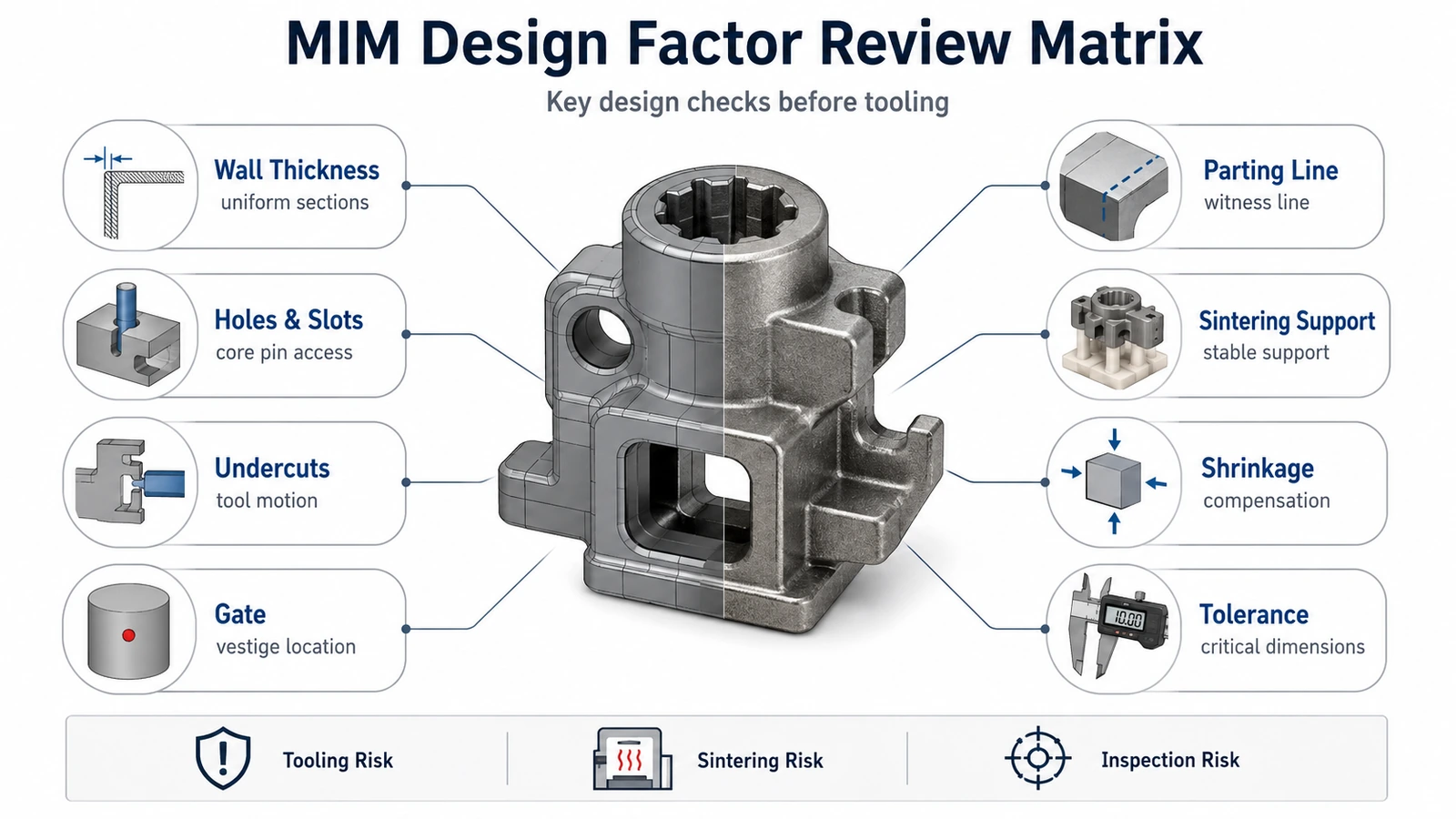 MIM Design Guide: DFM Rules Before Tooling